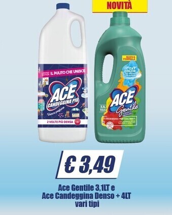 Conad Margherita Ace gentile/candeggina denso offerta