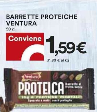 Coop BARRETTE PROTEICHE VENTURA 50 g offerta
