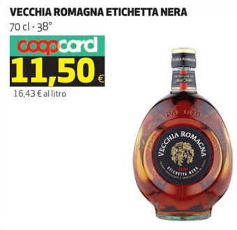 Ipercoop VECCHIA ROMAGNA ETICHETTA NERA 70 cl offerta