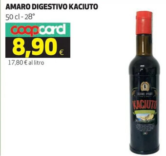 Ipercoop AMARO DIGESTIVO KACIUTO 50 cl offerta