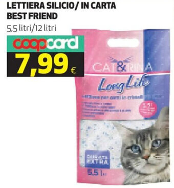 LETTIERA SILICIO/ IN CARTA BEST FRIEND 5,5 litri/12 litri