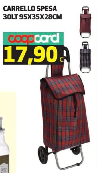 CARRELLO SPESA 30LT 95X35X28CM