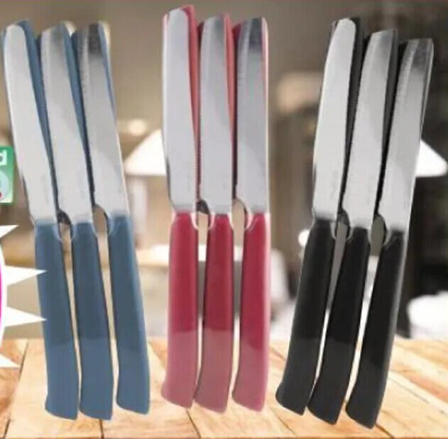 Ipercoop SET 6 COLTELLI DA TAVOLA SEGHETTATI offerta