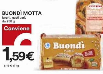 Coop BUONDÌ MOTTA 258 g offerta