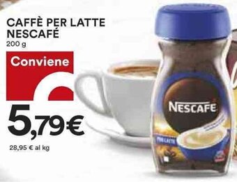 Coop CAFFÈ PER LATTE NESCAFÉ 200 g offerta