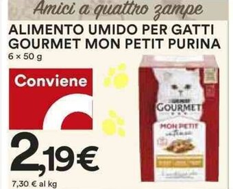 Coop ALIMENTO UMIDO PER GATTI GOURMET MON PETIT PURINA 6 x 50 g offerta