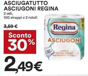 Coop ASCIUGATUTTO ASCIUGONI REGINA offerta