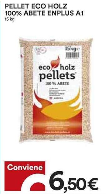 Coop PELLET ECO HOLZ 100% ABETE ENPLUS A1 15 kg offerta