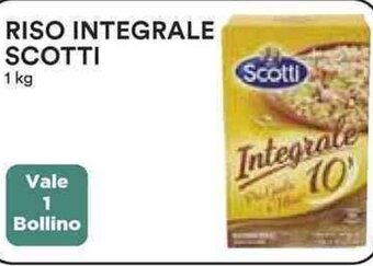 Coop RISO INTEGRALE SCOTTI 1 kg offerta