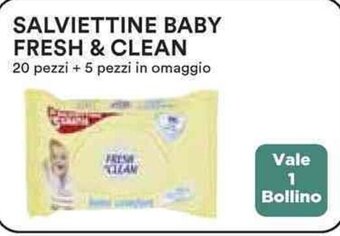 Coop SALVIETTINE BABY FRESH & CLEAN offerta