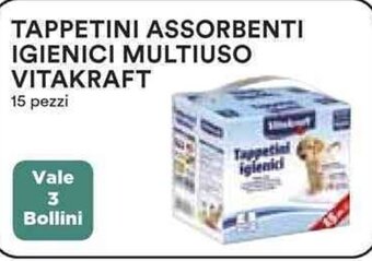 Coop TAPPETINI ASSORBENTI IGIENICI MULTIUSO VITAKRAFT offerta