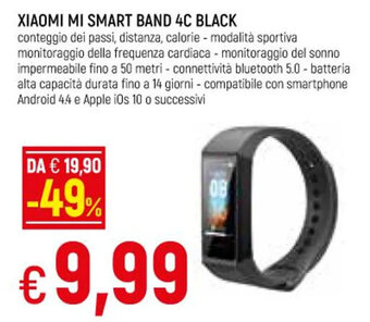 XIAOMI MI SMART BAND 4C BLACK
