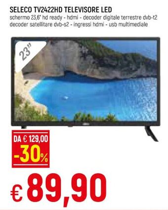 Famila Superstore SELECO TV2422HD TELEVISORE LED offerta