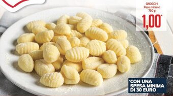Supermercati Piccolo GNOCCHI Peso minimo 750 g offerta