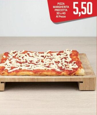 Supermercati Piccolo PIZZA MARGHERITA PRECOTTA 30 x 40 offerta