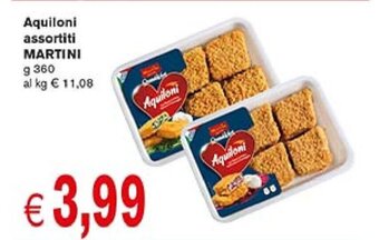 èccoMI Aquiloni assortiti MARTINI g 360 offerta