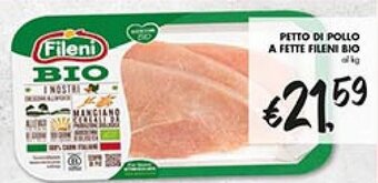 èccoMI PETTO DI POLLO A FETTE FILENI BIO offerta