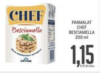 Supermercati Piccolo PARMALAT CHEF BESCIAMELLA 200 ml offerta