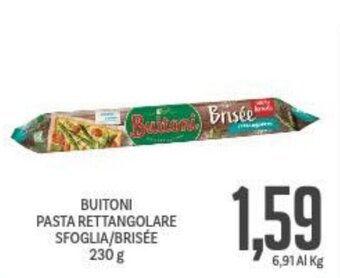 Supermercati Piccolo BUITONI PASTA RETTANGOLARE SFOGLIA/BRISÉE 230 g offerta