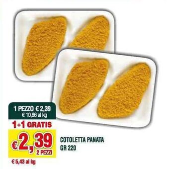Banco Fresco COTOLETTA PANATA GR 220 offerta