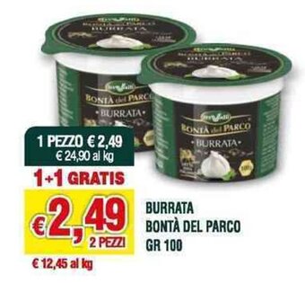 BURRATA BONTÀ DEL PARCO GR 100