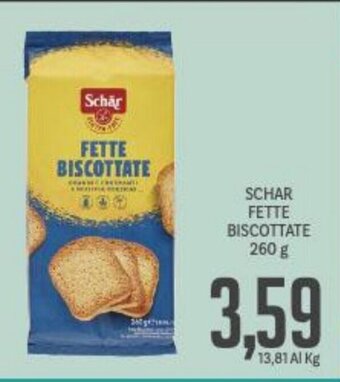 SCHAR FETTE BISCOTTATE 260 g
