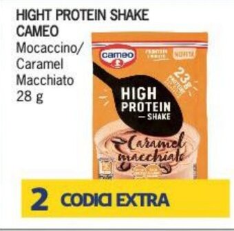 Supermercati Piccolo HIGH PROTEIN SHAKE CAMEO Mocaccino/ Caramel Macchiato 28 g offerta