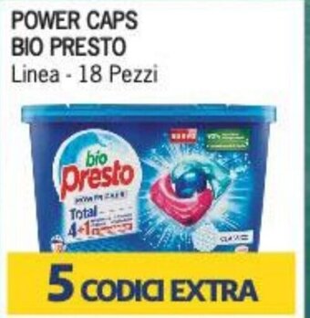 Supermercati Piccolo POWER CAPS BIO PRESTO Linea - 18 Pezzi offerta