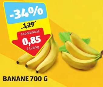 ALDI BANANE 700 G offerta