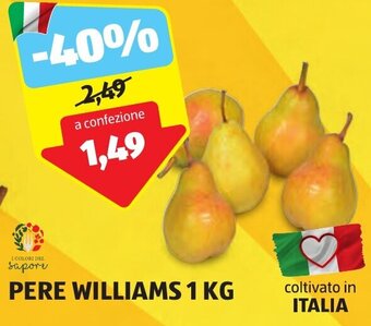 ALDI PERE WILLIAMS 1 KG offerta