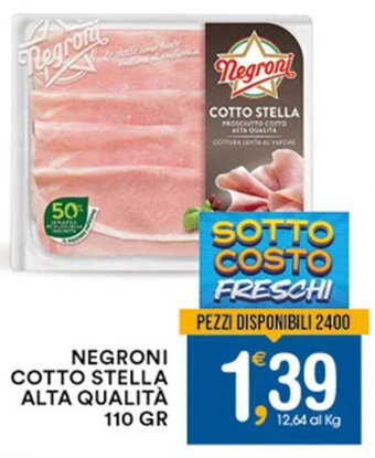 NEGRONI COTTO STELLA ALTA QUALITÀ 110 GR