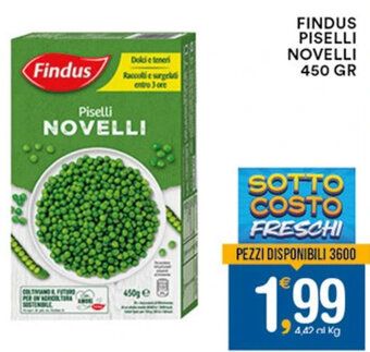 FINDUS PISELLI NOVELLI 450 GR