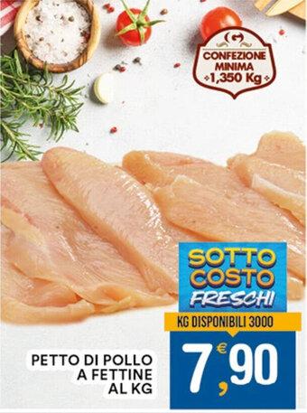 Gecop PETTO DI POLLO A FETTINE AL KG offerta