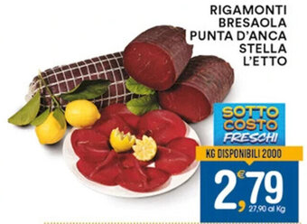 Gecop RIGAMONTI BRESAOLA PUNTA D'ANCA STELLA L'ETTO offerta