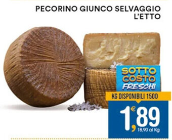 Gecop PECORINO GIUNCO SELVAGGIO L'ETTO offerta
