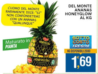 Gecop DEL MONTE ANANAS HONEYGLOW AL KG offerta