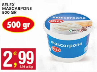 SELEX MASCARPONE 500 GR