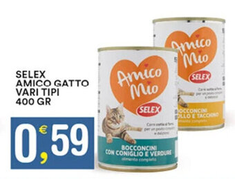 Gecop SELEX AMICO GATTO VARI TIPI 400 GR offerta