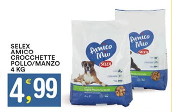 Gecop SELEX AMICO CROCCHETTE POLLO/MANZO 4 KG offerta