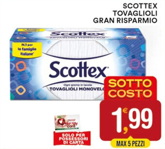Gecop SCOTTEX TOVAGLIOLI GRAN RISPARMIO offerta