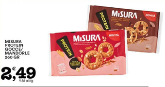 Gecop MISURA PROTEIN GOCCE/ MANDORLE 260 GR offerta