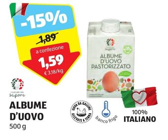 ALBUME D'UOVO 500 g