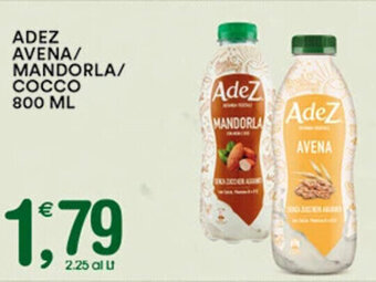 ADEZ AVENA/ MANDORLA/ COCCO 800 ML