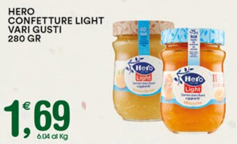 HERO CONFETTURE LIGHT VARI GUSTI 280 GR