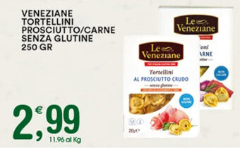 Gecop VENEZIANE TORTELLINI PROSCIUTTO/CARNE SENZA GLUTINE 250 GR offerta