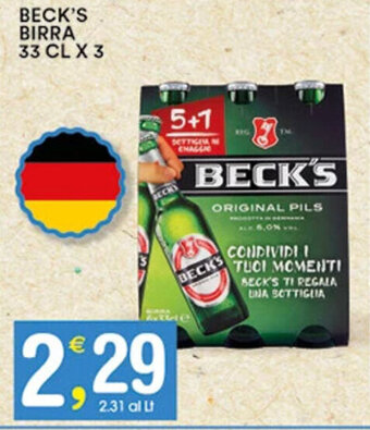 Gecop BECK'S BIRRA 33 CLX 3 offerta