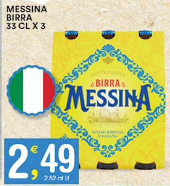 Gecop MESSINA BIRRA 33 CL X 3 offerta