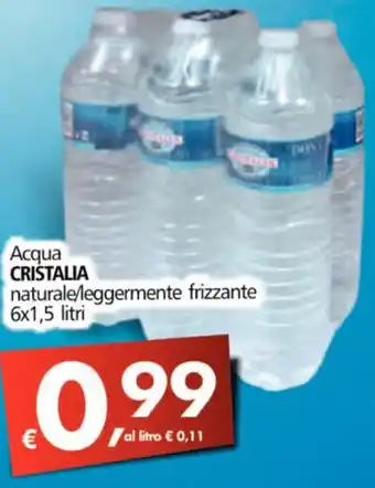 Alter Discount Cristalia Acqua 6x1,5 litri offerta