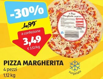 ALDI PIZZA MARGHERITA 1,12 kg offerta