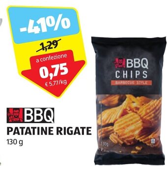 BBQ PATATINE RIGATE 130 g